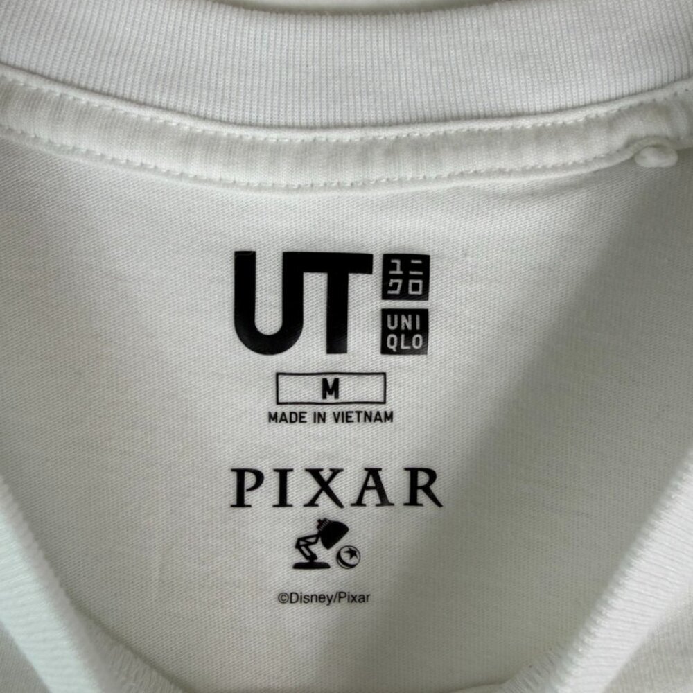 Pixar Monsters Inc Graphic T-Shirt Women’s M White Short Sleeve Cotton Tee - Picture 3 of 8
